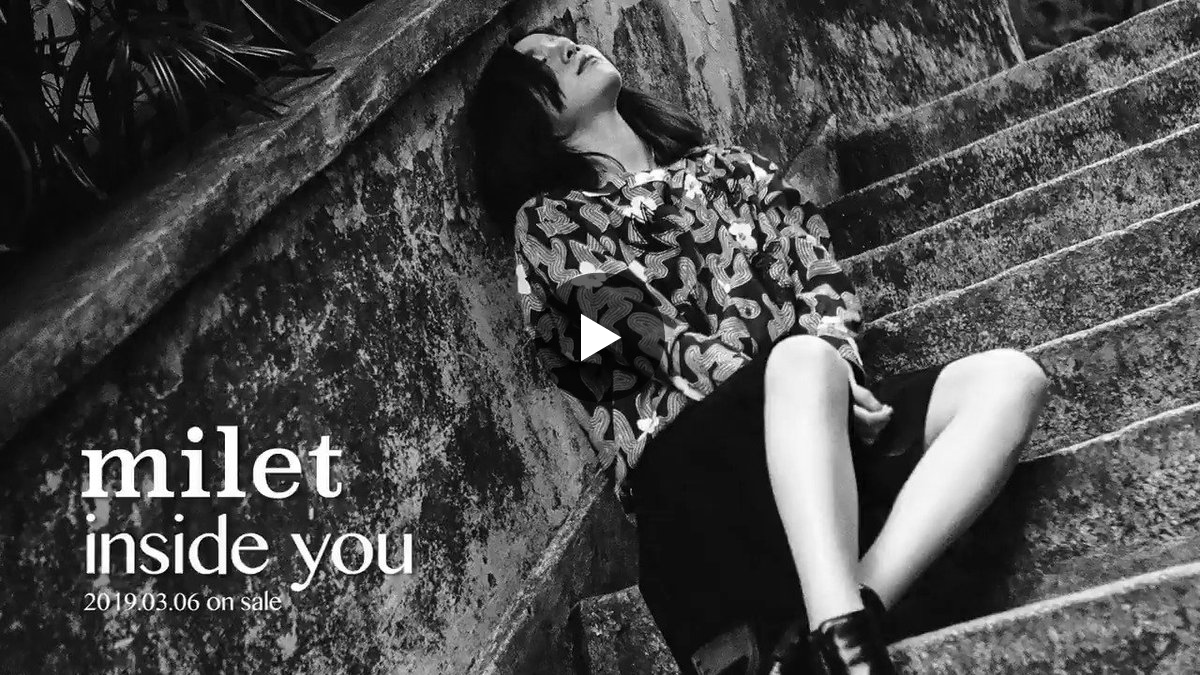 milet（ミレイ） در X: «3月6日にリリースされるmilet「inside you EP