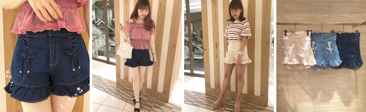 LIZLISA フリル付き デニムショートパンツ LIZ LISA on X: 