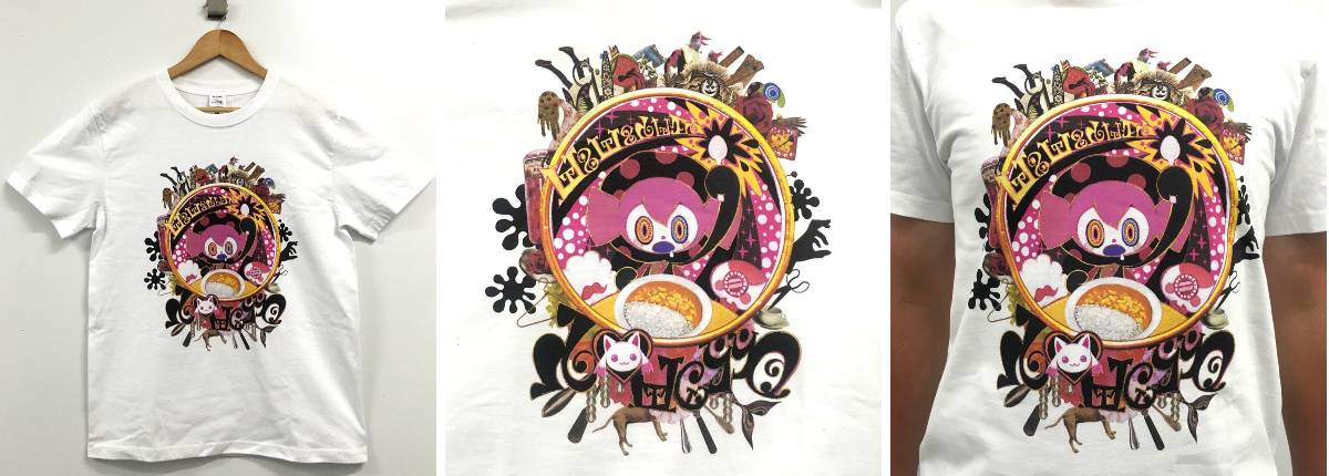 非売品300着限定マギアレコード×CoCo壱番屋劇団イヌカレー描き下ろしTシャツ 非売品300着限定マギアレコード×CoCo壱番屋劇団イヌカレー描き下ろしT