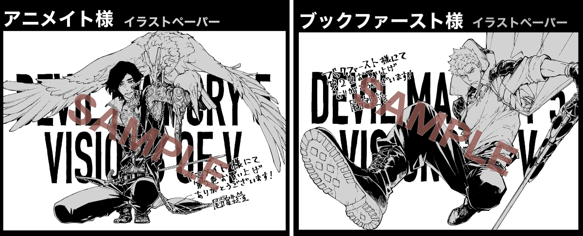 Devil May Cry 5 Visons of V 2巻 アニメイト特典付き Devil May Cry 5