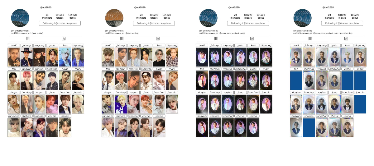 cameron¹²⁷ // ktrades_templates on X: 