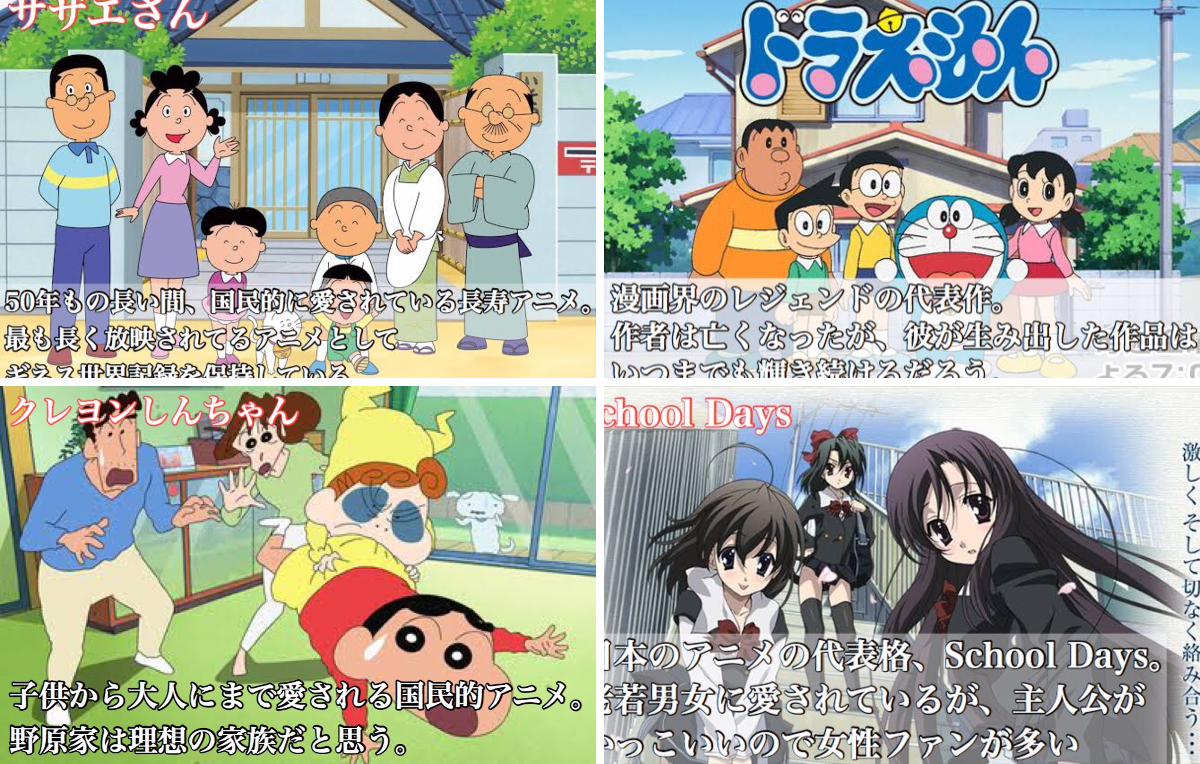 国民的アニメ