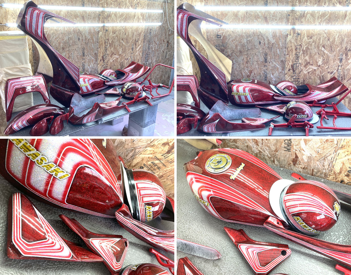 カスタムペイント トミイズ カスタムコルク半✨バイク塗装 on X