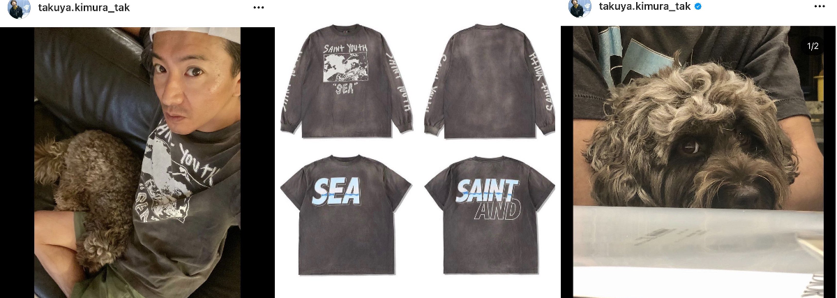 R*n様 SAINT Mxxxxxx × BerBerJin TEE　木村拓哉 Koji@Captain&Crew🚢 on X: 