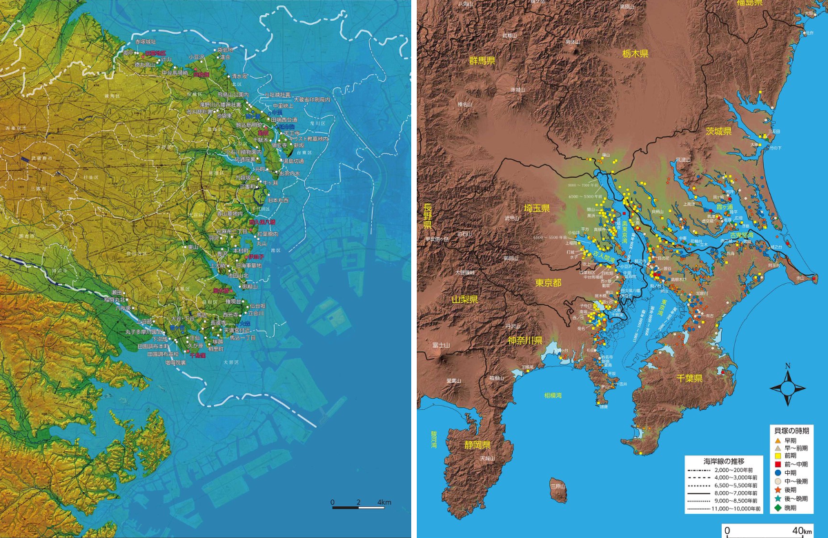 縄文 海 進 地図