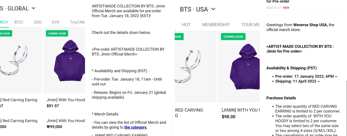 🥢BTS ⟭⟬ Merch⁷⟬⟭🔍⍤⃝🔎 on X: 