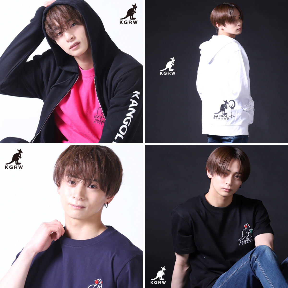 長袖 Kangol reward タケヤキ翔 服 ブランド ビエラ KANGOL REWARD