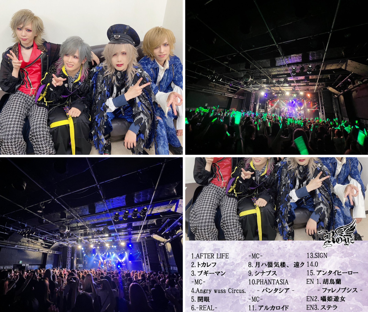 Royz na platformě X: „杙凪生誕祭お疲れ様でした👑💜なんと今日は全員