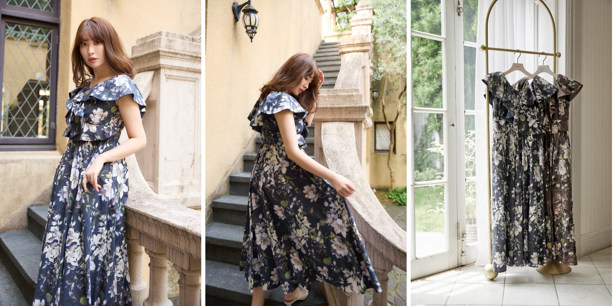【美品】herlipto Anemone Ruffled Long Dress Her lip to on X: 