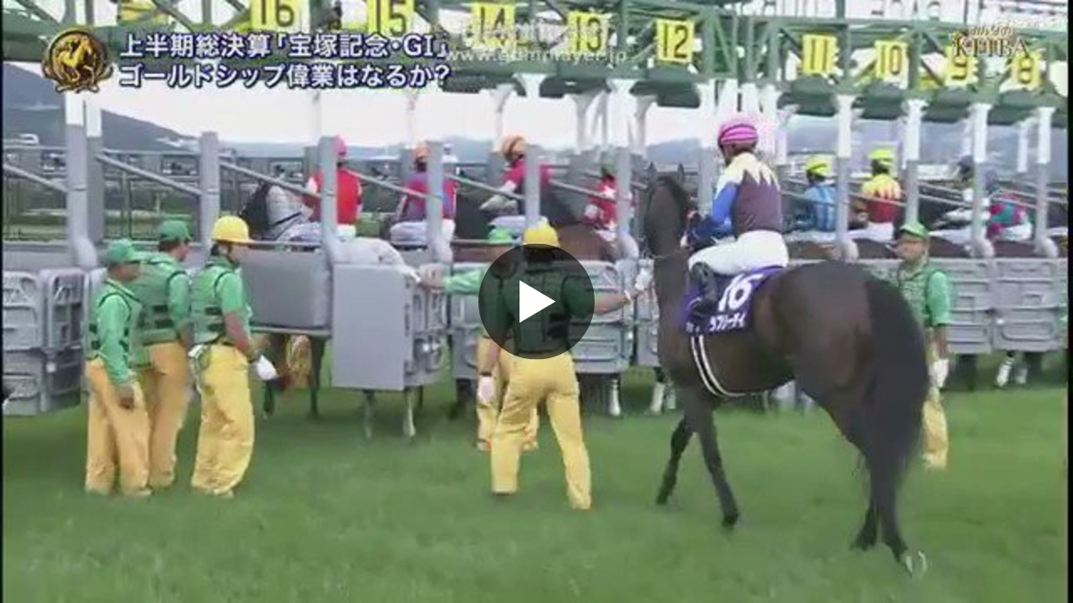 2015年 　宝塚記念　ゴールドシップ　３点セット　 大出遅れ　現地購入 競馬動画集 on X: 