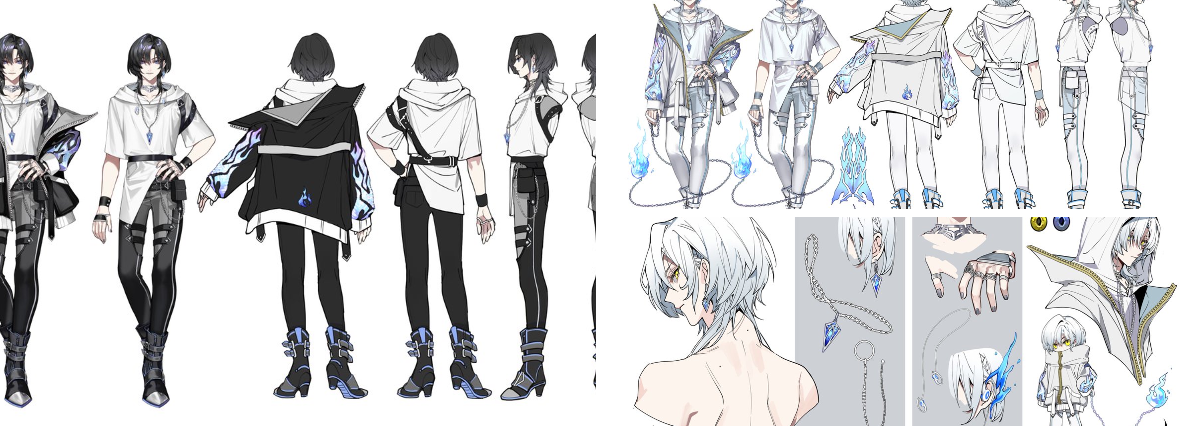 Unnämed on X: "Here are my reference sheets! Art by: @/Kanishiima" / X