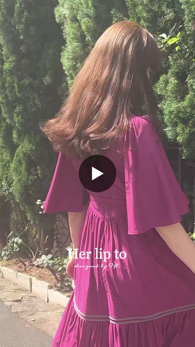 ワンピース herlipto Montpellier Bell-Sleeve Dress Her lip to on X: 