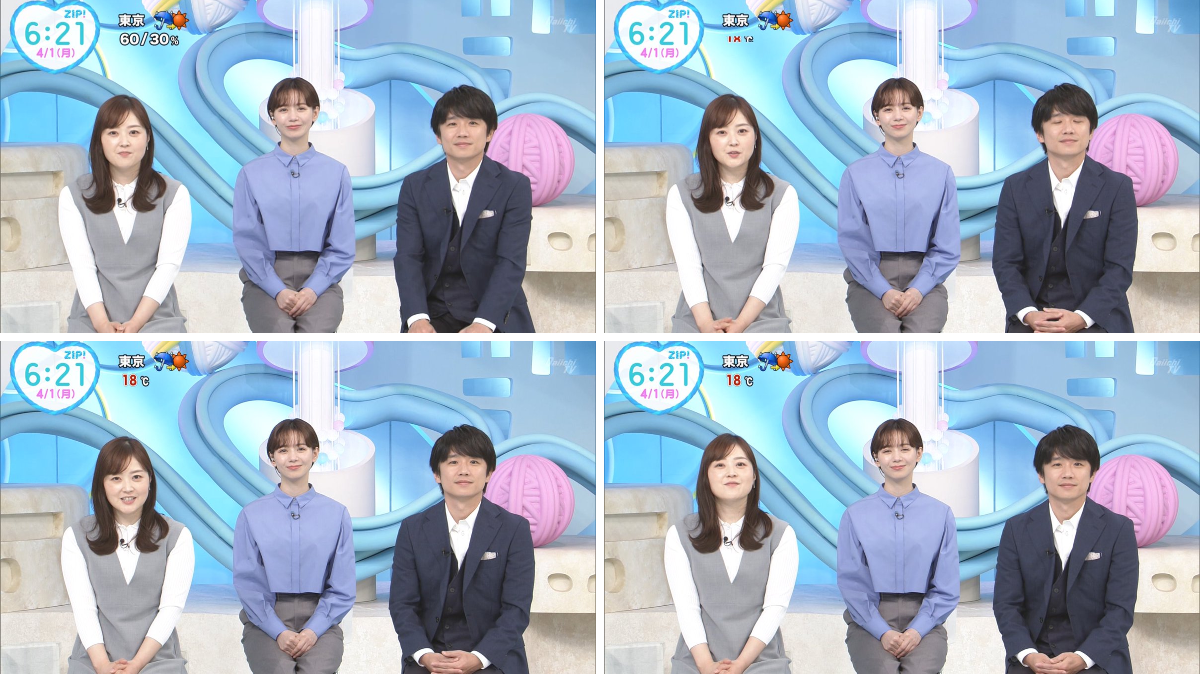 ナンガ(^O^)σ az X-en: „＃水卜麻美 ＃石川みなみ ＃風間俊介 ＃ZIP” / X