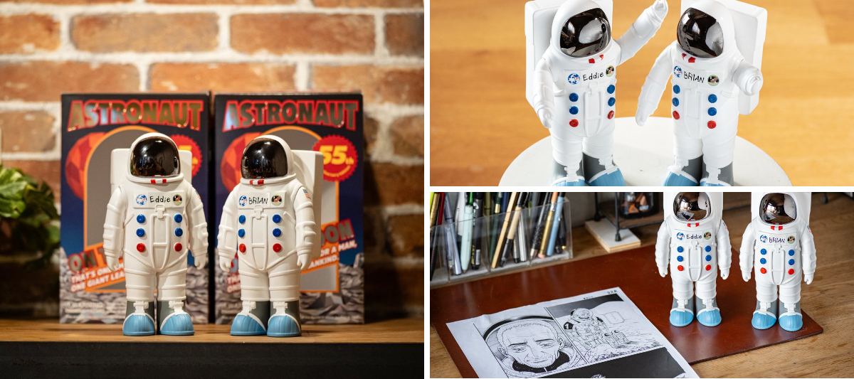 ✨未開封✨ 宇宙兄弟　エディ　ブライアン　人形　フィギュア 冊子付き ✨未開封✨ 宇宙兄弟 エディ ブライアン 人形 フィギュア 冊子付き