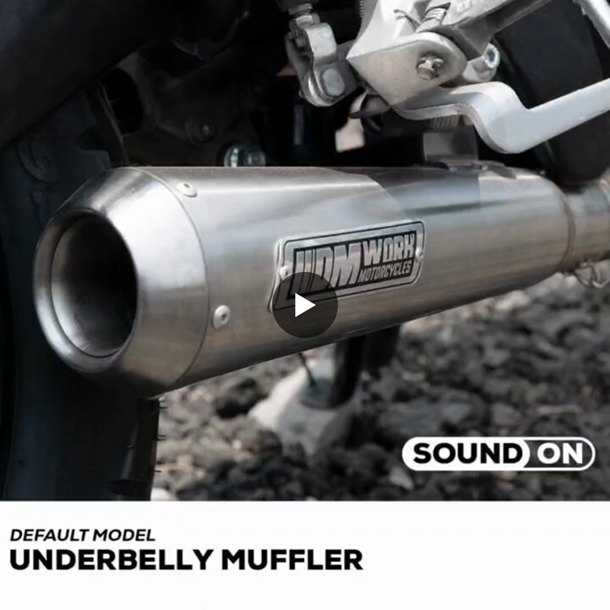 DMWORK MC XSR155 フルエキマフラー Underbelly Import TIS on X: 