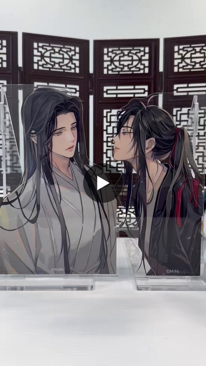 魔道祖師 アクリルブックエンド 忘羨　ラジドラ 1801199808922976453