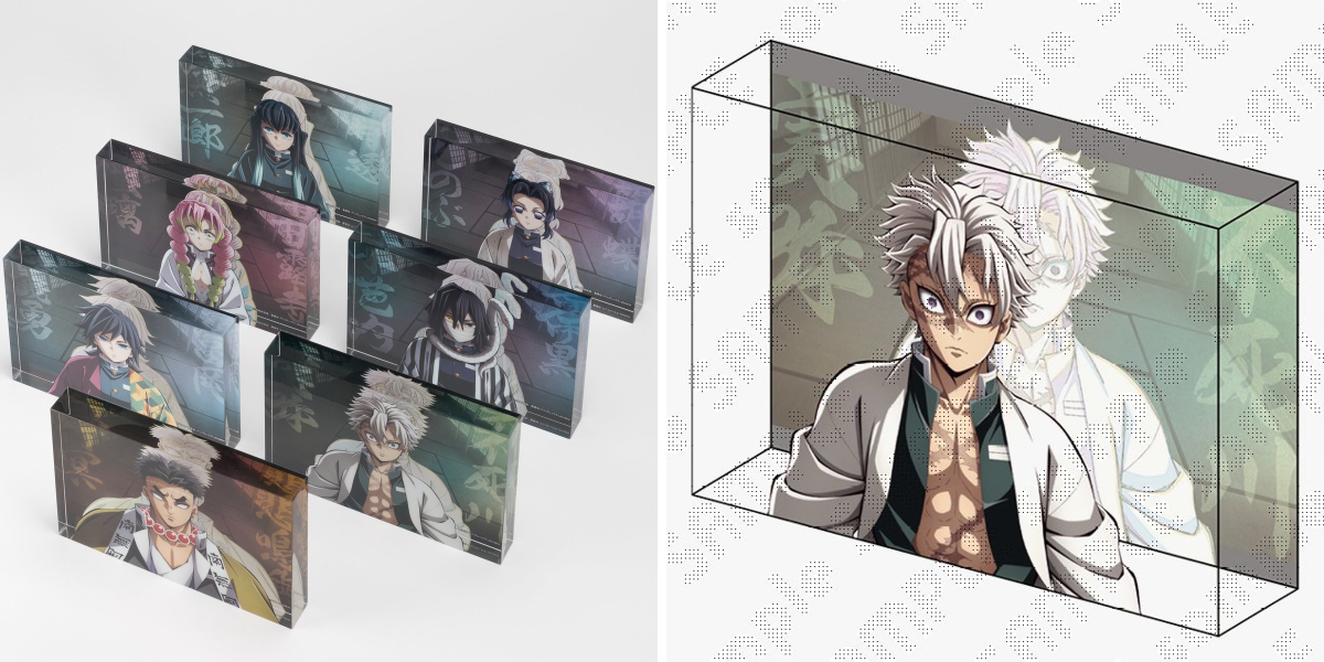 2点セット　鬼滅の刃 柱展 二層アクリルブロック コレクションフォト カード ufotable on X: 