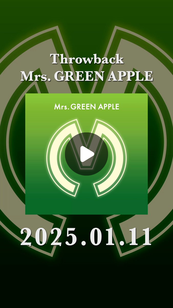 Mrs. GREEN APPLE on X: 