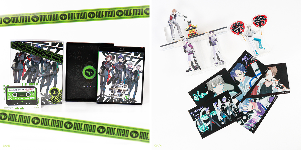 ろふまお new street new world Blu-ray 初回限定盤 ROF-MAO 1st LIVE