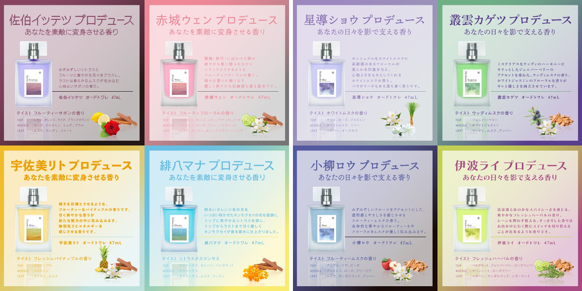 にじさんじ Anideal オードトワレ Oriens セット　ポストカード無し Anideal_info on X: 