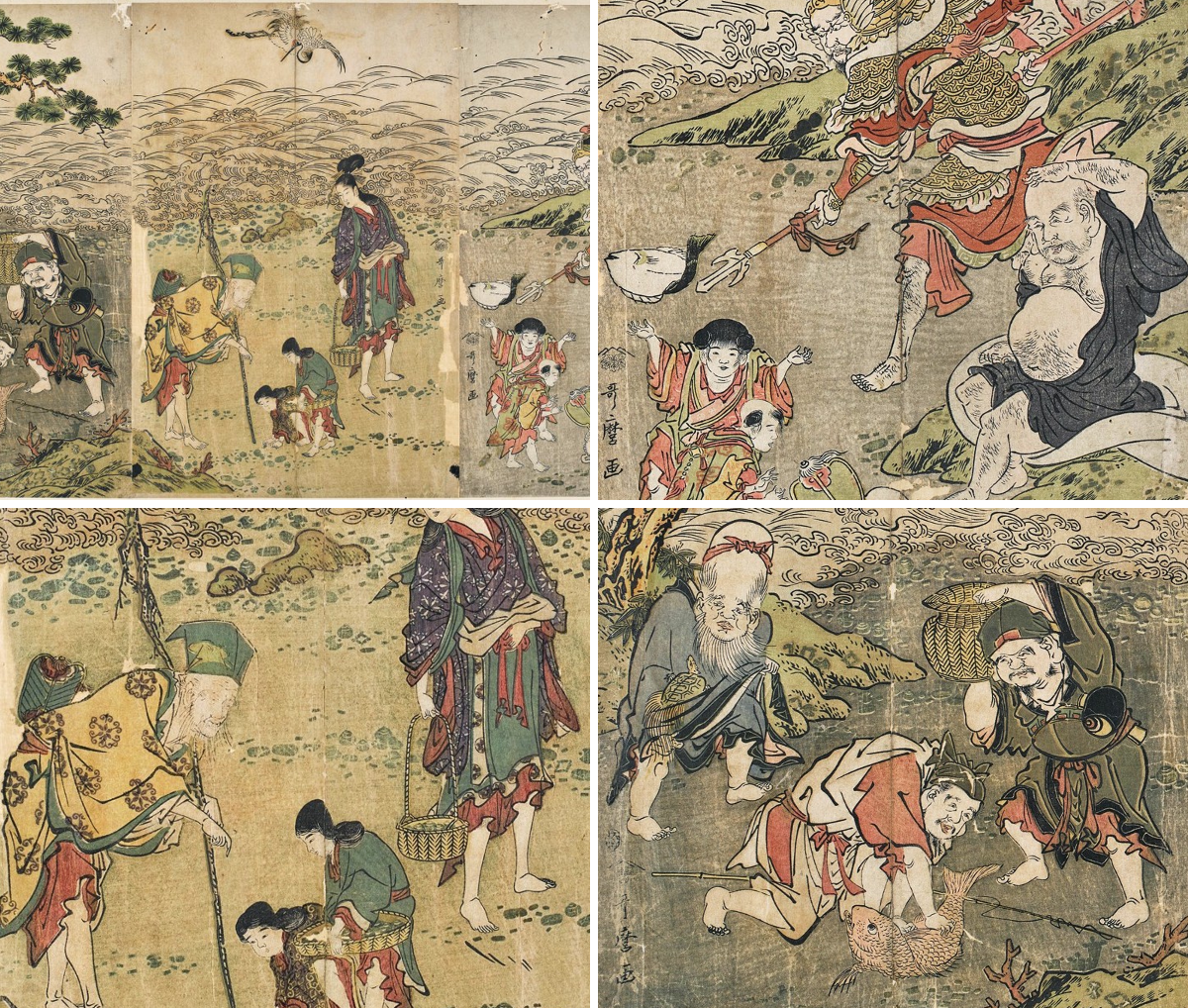 色絵 萬古 布袋様・寿老人・唐子・ひょっとこ・天狗　ユニークな急須です 静嘉堂文庫美術館 on X: 