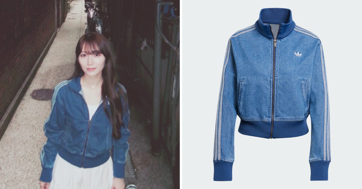 E*K様 守屋麗奈着用　 デニム　トラックトップ　M jd2570 pyon🪄︎︎アイドル私服衣装特定(乃木坂┊︎櫻坂┊︎日向坂 etc) on X