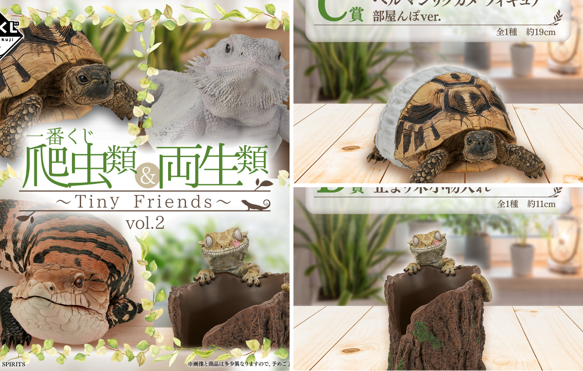 一番くじ　爬虫類＆両生類D賞E賞クレステッドゲッコー他FGHI賞セット 一番くじ（BANDAI SPIRITS） on X: 