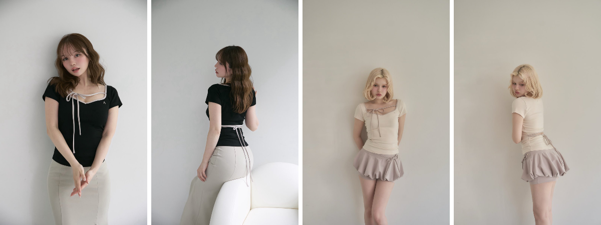 トップス ANDMARY Collie ribbon tops ivory andmary on X: 
