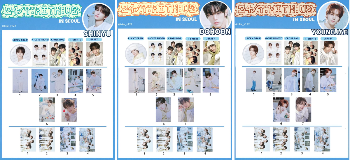くんたま в X: „TWS TOUR '24/7:WITH:US' IN SEOUL Official Merch