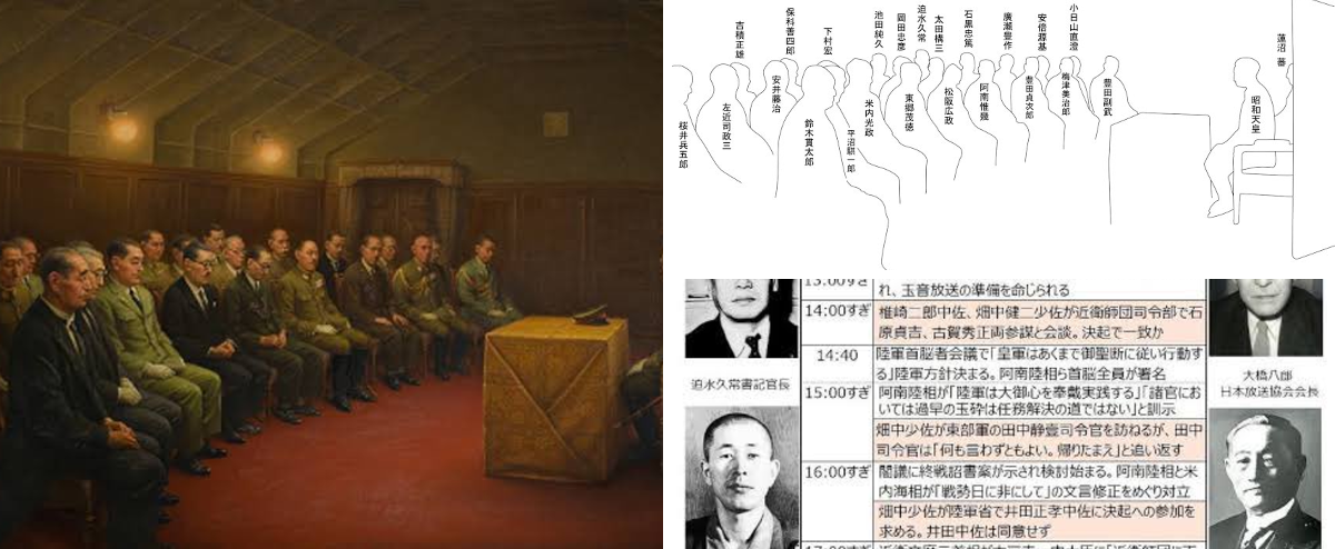 NEW NAGANO NeXT sur X : « 1945年8月14日、最後の御前会議でポツダム