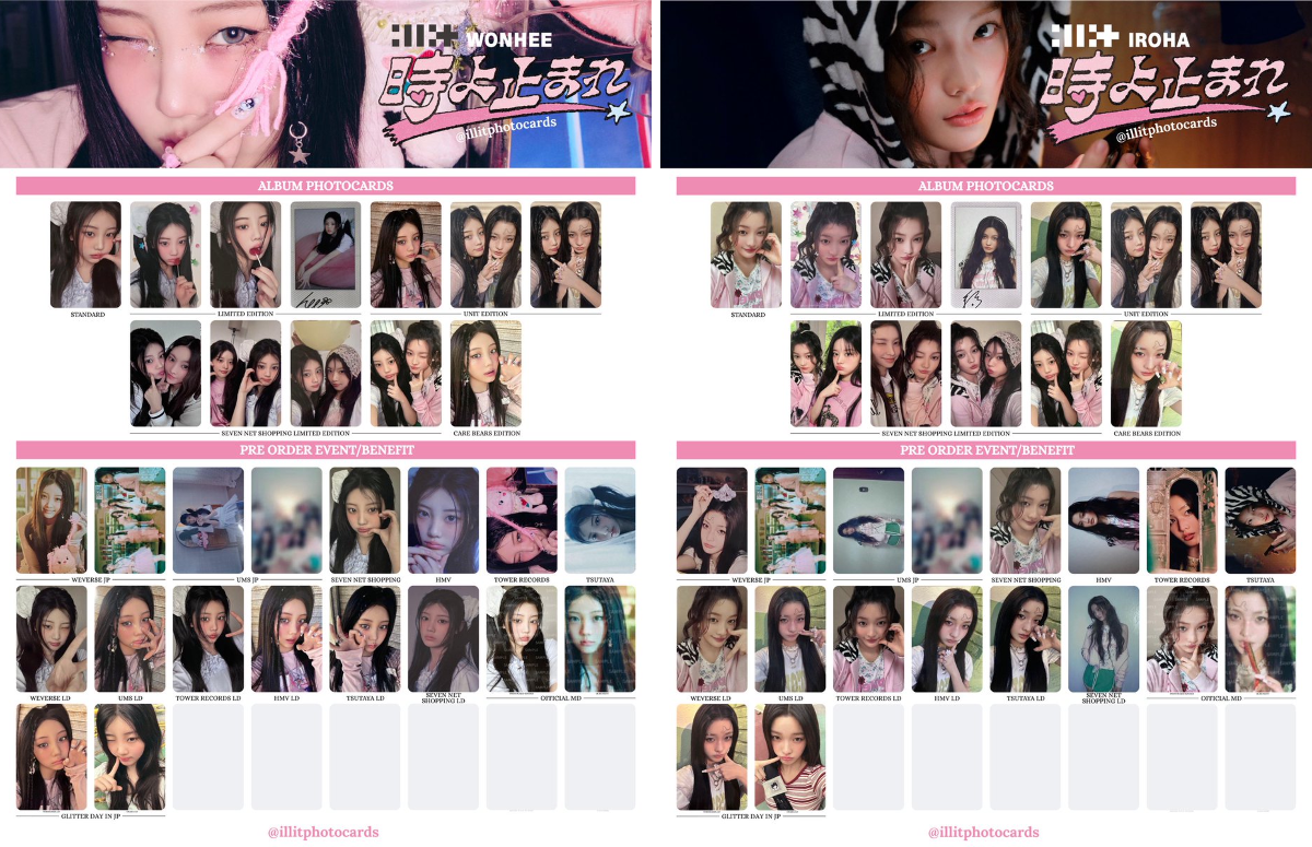 illit photocards on X: 