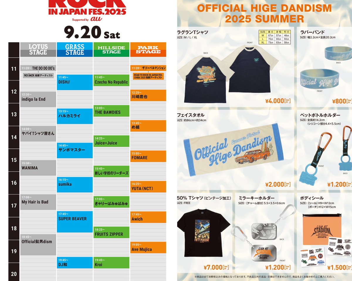 Official髭男dismグッズまとめ売り Official髭男dism on X: 