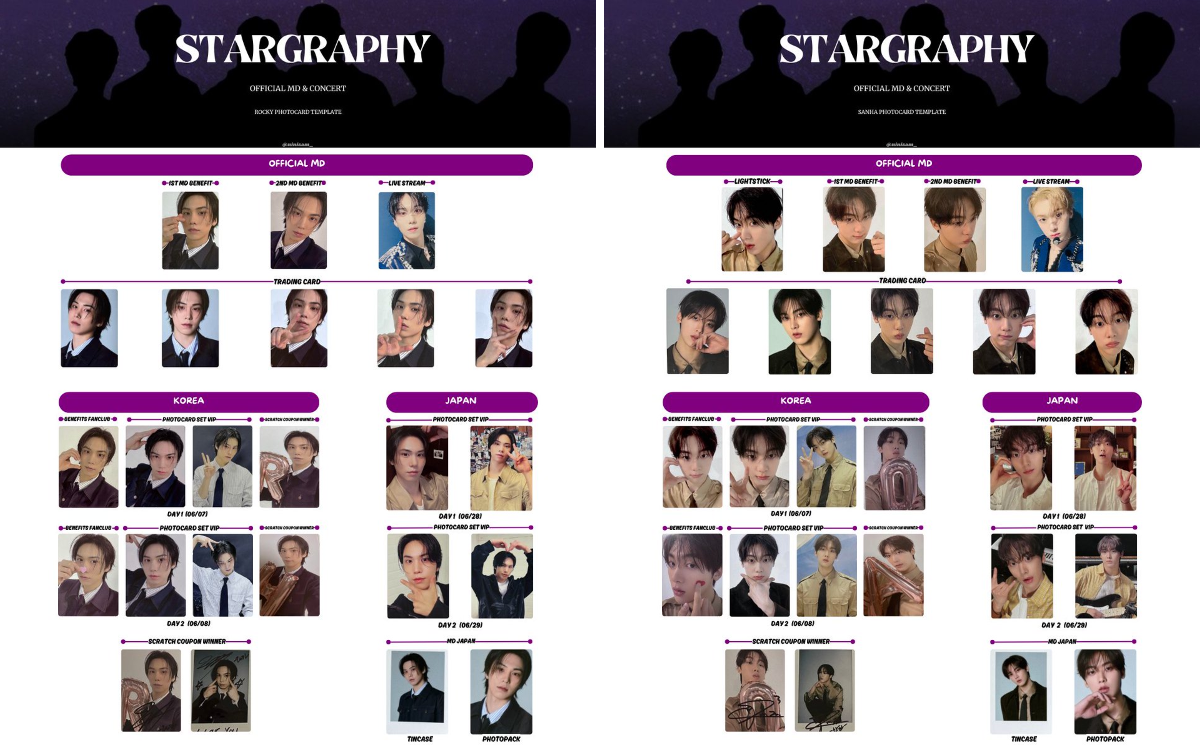 Minini 🍓 az X-en: „💜 THE 4TH ASTROAD [STARGRAPHY] OFFICIAL MD