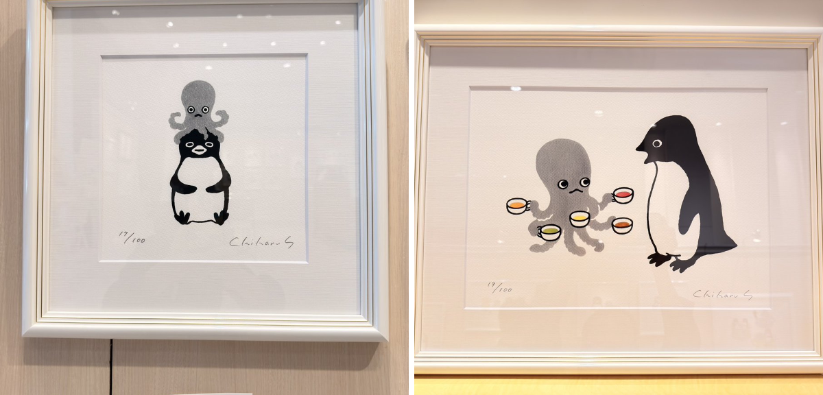 公式】初開催㊗️横浜髙島屋 坂崎千春 版画展『港のペンギン日和