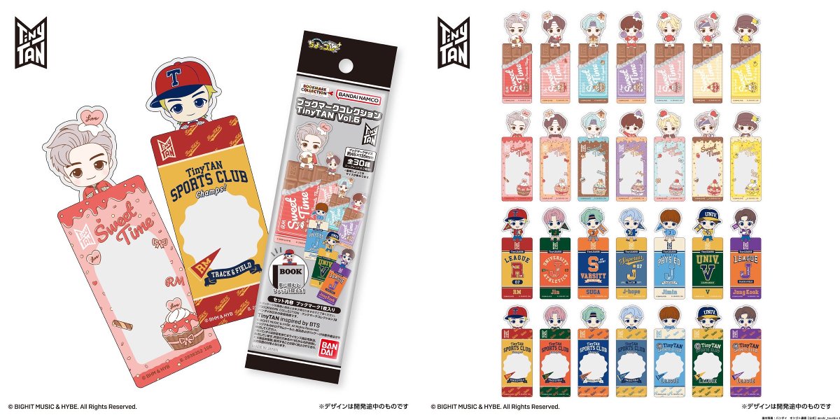 TinyTAN ブックマークコレクション Vol.6　箔押しレア TinyTAN ブックマークコレクション Vol.6 箔押しレア 新作】TinyTAN