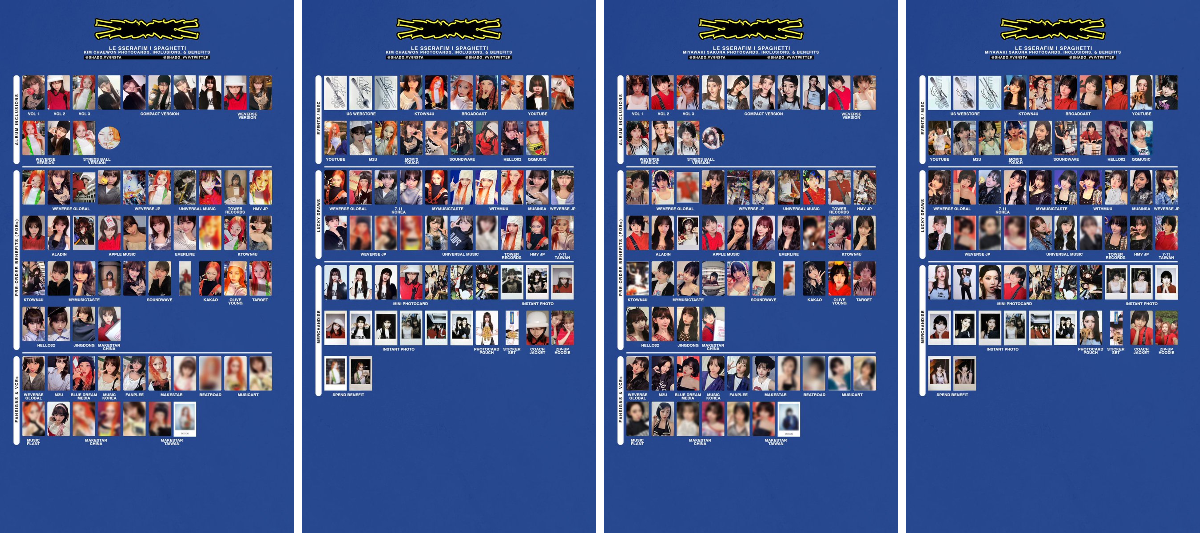V | maker of le sserafim photocard templates!! on X: 