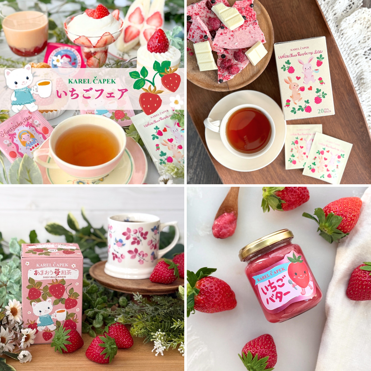 カレルチャペック紅茶店 na platformě X: „＼本日12/26(金)～／ いちご
