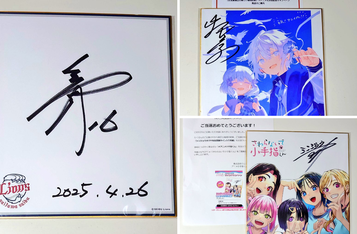 隅田　知一郎　直筆サイン色紙 けんけんぱっぱ a X: 