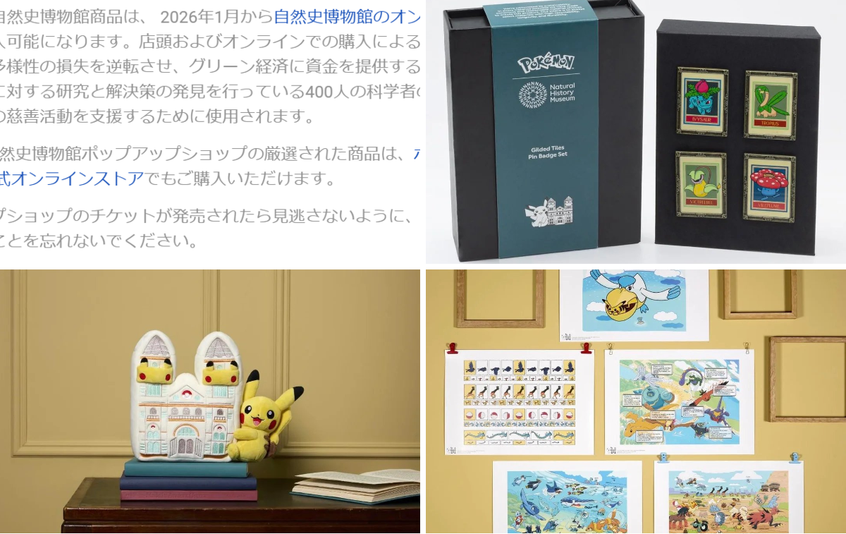 【ラスト1セット】ロンドン自然史博物館コラボ　A3ポスターセット　限定 ポケゲトちゃんねる＠ポケモンカードまとめ on X: 