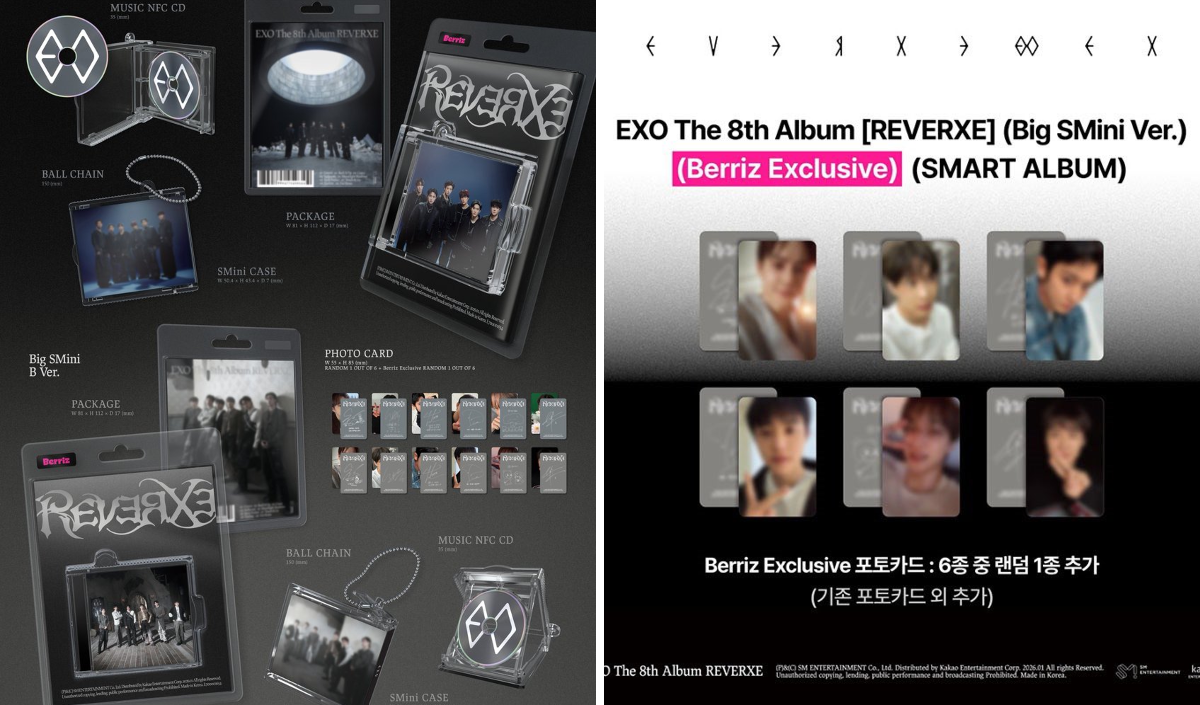 unununun na platformi X: „EXO 正規8集 'REVERXE'🖤 💿Big SMini ver