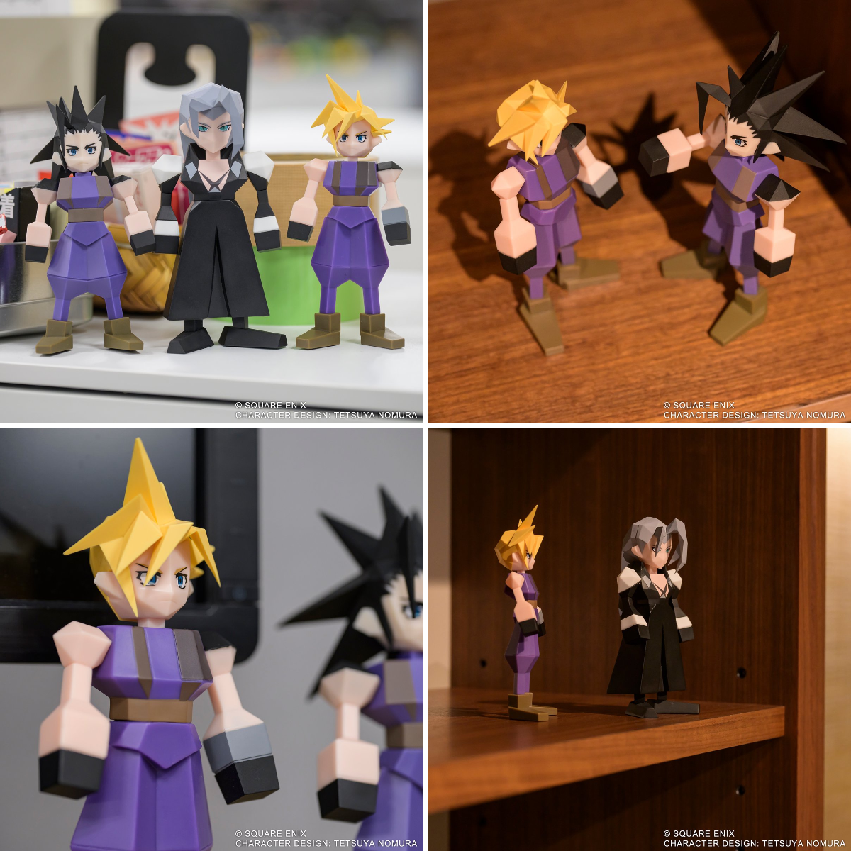 ファイナルファンタジーVII ポリゴンソフビ フィギュア 7体セット 箱