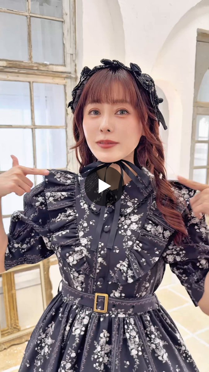 しまむら　くる実コラボ　ヴィテージローズグランシリーズ　L 　ヘッドドレス付き くる実 on X: 