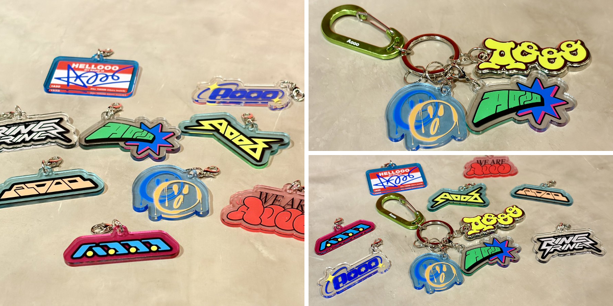 Aooo l Keychain アウー メタル キーチェーン ブルー Aooo on X: 