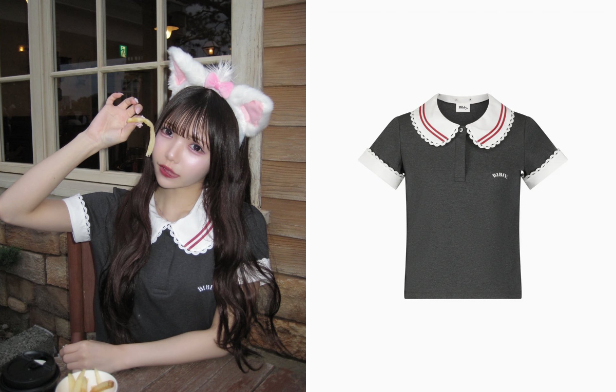Bibiy POSEY COLLAR TOP