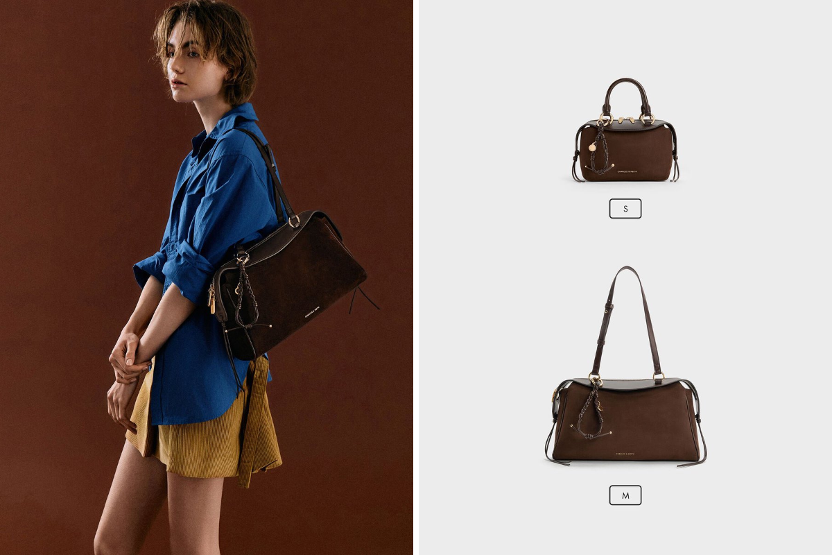 CHARLES&KEITH Haylen ショルダーバッグ エスプレッソブラウン CHARLES & KEITH JAPAN on X: 