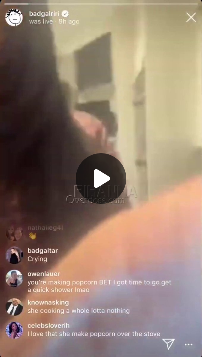 B on X: "Rihanna went LIVE to tell her FANS that she had a ONE NIGHT ...