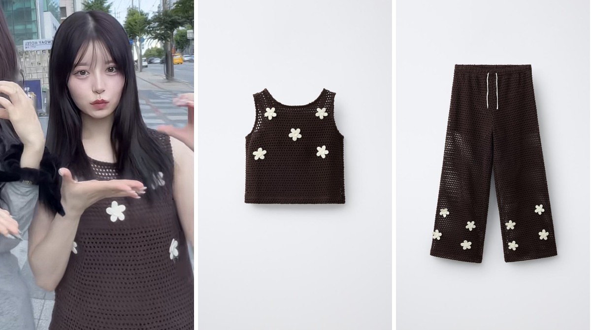 【ZARA】未使用クロシェ編み フラワーモチーフ ニット トップス いちごだいふく🍓 a X: 