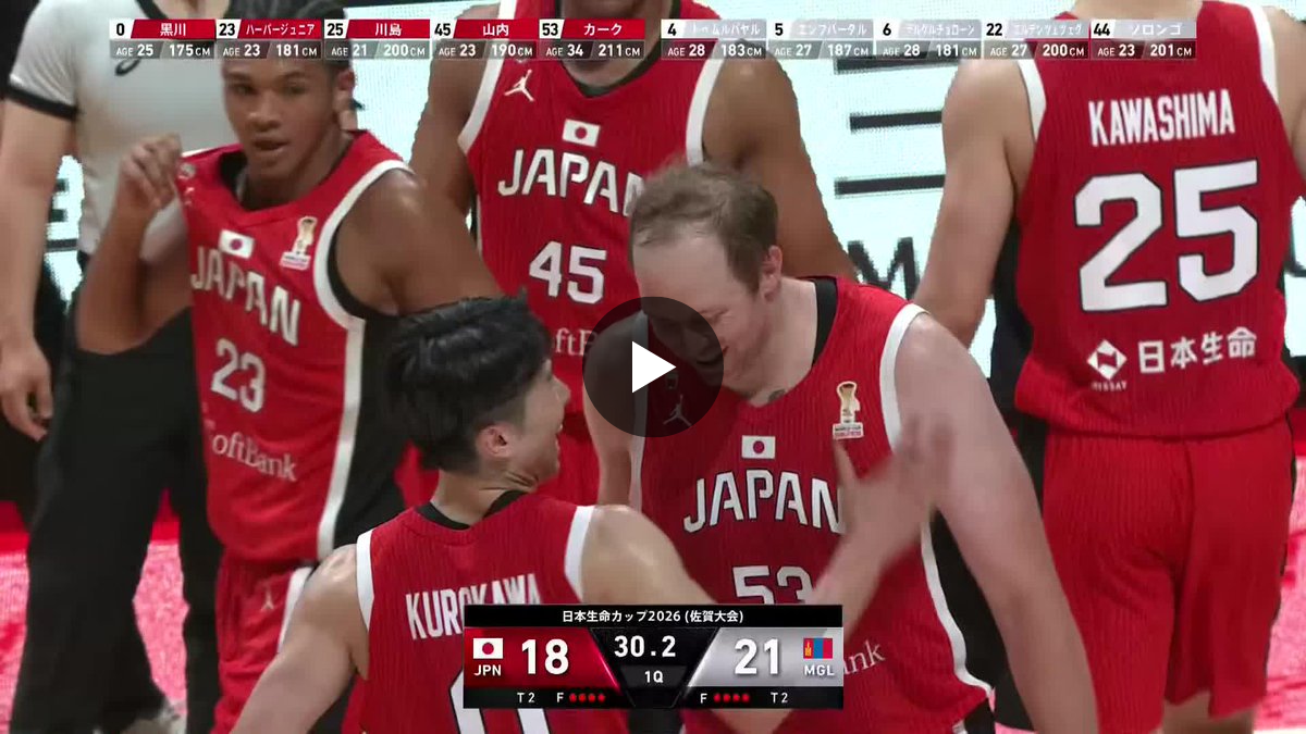 バスケットボール日本代表 on X: 