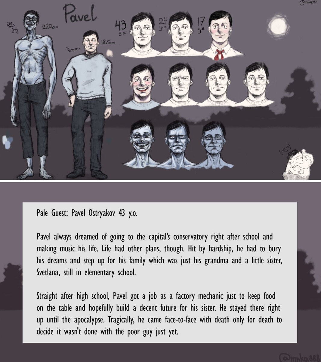 mnka on X: "CROAK!👺🐸~ Here’s the concept art and a bio for my first ...