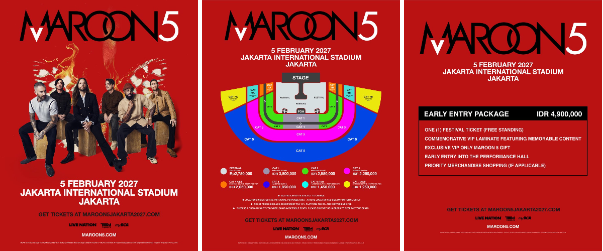 TEM PRESENTS on X: "The wait is finally over. @maroon5 returns to ...